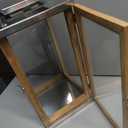 HD Designs Metal & Wood Lantern, 16 in