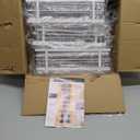 Moforoco White Narrow 9-Tier Over The Door Pantry Organizer, Pantry Organization and Storage, Metal Hanging Basket Wall Spice Rack Seasoning Shelves, 12.2"