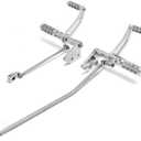 TOFR Aluminum Forward Controls Foot Pegs for Harley Dyna Street Bob FXDB 2006-2017 Super Glide FXD FXDC FXDX Low Rider FXDL 2000-2017 (Polished Silver)