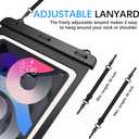 Universal iPad Waterproof Case Dry Bag Pouch for IPad Pro 11" iPad Pro 10.5" IPad 11th/10th/9th/8th iPad Air 6/5/4 10.9" New iPad 9.7 Galaxy Tab S10/S9/S8 S10/S9 FE Galaxy Tab A8/A9+/S6 Lite