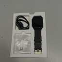 MorePro Fitness Tracker with 24/7 Heart Rate & Blood Pressure Monitor, Blood Oxygen & Sleep Tracker, Smart Watch with Step Calorie Counter, IP68 Waterproof Activity Tracker for Women Men Android iOS (Black)