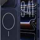 chubbycable ChubbyArmor Cosmic - Magnetic Frosted Shockproof Protective Phone Case for iPhone 17 Pro Max,Blue