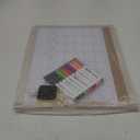 Monthly Whiteboard Calendar & Corkboard for Wall, Magnetic 17"x13" Dry Erase Board with White Wood Framed, 2in1 White Board Cork Board Combo, Calendar Bulletin Board for Kitchen Planner Memo Office