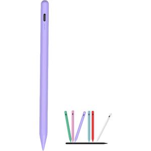 Stylus Pen for Samsung Galaxy Tab A11/A11+/A9/A9+/A8/A7 Lite, Magnetic Capacitive Pen with Fast Charging & 8H Long Battery, Universal for iPad iPhone Android Touch Screens, Purple