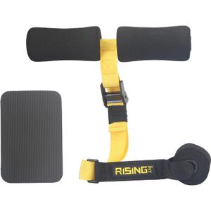 Nordic Hamstring Curl Strap with Knee Pad, Nordic Curl Strap Holds 500 Pounds Portable Home Exercise EquipmentGreat for Hamstring Curls, Sit-ups, Spanish Squats, Ab Workout