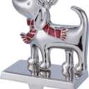 Dog Stocking Holder for Mantel -Dog Christmas Stocking Holder for Fireplace Christmas Stocking Hangers for Mantel Stocking Hooks for Fireplace Stocking Holders for Christmas (Dog Stocking Holder)