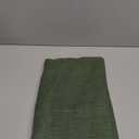 DriftAway Double Layer Linen Blackout Tie Up Curtains Thermal Insulated Fully Lined Balloon Roman Shade Bathroom Window Adjustable Rod Pocket for Small Window 25 Inch by 47 Inch Olive Green