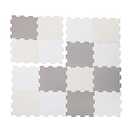 Enovoe Baby Play Mat for Floor - Non-Toxic, Interlocking EVA Foam Mats -16 Pcs - Cushioned Foam Puzzle Floor Mat for Kids & Infants - Ideal for Playrooms, Nurseries, and Home Gyms (12" x 12") (Green & Grey)