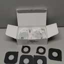 2K No Drill Window Camera-2 Pack 2.4Ghz & 5Ghz WiFi Dome Cameras for Home Security for Indoor & Outdoor Monitoring, Color Night Vision, Human Detection, 24/7 Recording, Ideal for Apartment, K1