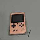 Mini Retro Handheld Games Console, Built-in 400 Video Games, Portable Video Gaming Player with 3.0 Inch IPS Screen and Rechargeable Battery(Pink)