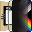 Mothca Matte Privacy Screen Protector for iPhone 16 Plus/iPhone 15 Plus 6.7 inch with Easy Installation Tool, Anti Spy Anti Glare Full Coverage Tempered Glass Film, Anti-Fingerprint, Smooth as Silk