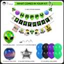 Pirese Alien Party Decorations, Alien Birthday Decorations, UFO Party Decorations | Space Birthday Decorations | Space Themed Party Decorations | Alien Birthday Banner | Alien Party Supplies | Area 51