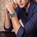 Wolait Compatible with Apple Watch Bands for Men 49mm 46mm 45mm 44mm 42mm 41mm 40mm 38mm,Stainless Steel Metal iWatch Bands with Screen Protector Case for Apple Watch Series11-1SE3/2/1,Ultra 3 2 1, (Silver)