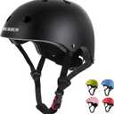 BURSUN Kids Bike Helmet Ventilation & Adjustable Toddler Helmet for Ages 2-14 Kids Boys Girls Multi-Sport Helmet for Skateboard Roller Skateing Bicycle Scooter blance Bike