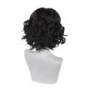 Black curly Short Hair Halloween Costume Party Synthetic Wig