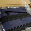 Violin Case 4/4 Full Size Sturdy Oblong Violin Hard Case with Built-in Hygrometer, Super Lightweight Portable Hard-Shell with Carrying Straps Backpack (Blue)