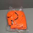 Dog Raincoat, Waterproof Dog Rain Jacket with Removable HoodAdjustable 4 Legs Pet Poncho with Leash HoleReflective Stripe Hooded Snowproof Windproof Clothes for Small to 3X-Large Dogs, L (Orange)