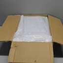 Thicken & Sturdy Clear Shoe Storage Organizer with Magnetic Door, Stackable Boxes for Closet, Foldable Space-Saving Shoe Rack for Sneaker Boot Container, Plastic Shoe Cabinet Shoe Box 6 Pack, White