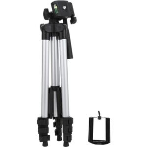 Phone Tripod, 3110 Aluminium Alloy Professional Lightweight Portable Camera Tripod for Outdoor Travel