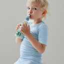 AVAUMA Toddler Short Pajamas Set Baby Boys Girls Kids Snug fit Ribbed Sleepwear pjs for Daily Life Style (Blue), 2T