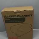 Electric Heated Blanket 72"x84" Full Size - Dual-Sided with Microplush & Sherpa Fabric, 4 Heat Settings & 10 Hours Auto Off, Machine Washable - Light Gray