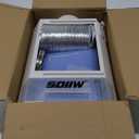 3-in-1 Indoor Dryer Vent, Stainless Steel Screen Filter, Polyester Filter, Lint Catcher with 4 Polyster Filters and Vent Hose for Electric Clothes Dryers