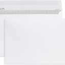 250 6x9 Envelopes, Open Side with Open Flap Latex Self Seal Security Booklet Envelopes, Securely Holds a Small Booklet, Catalog, Card, or Brochure, Strong Self Seal Flap, 250 Side Open White Envelopes