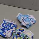 Washable Dog Diapers Female 3 Pack Reusable Highly Absorbent Puppy Diapers, Premium Doggie Diapers, Durable Leak-Proof Dot Doggy Diapers for Period Heat Incontinence Potty Training,XS