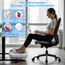 Vibration Plate Exercise Machine for Lymphatic Drainage, Whole Body Fitness Workout Equipment Stand Shake Board Sport Gym for Weight Loss Fat Burner for Women Men
