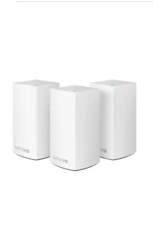 Linksys - Velop AC1300 Dual-Band Mesh Wi-Fi 5 System (3 Pack) - White
