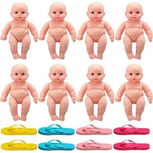 16 Pcs Funny Baby Shower Chancla Game Activities Baby Shower Games How to Throw The Chancla at Their Bad Ass Doll Babies Showers Game Gender Reveal for Adults, 7.7 x 4.9 Inch