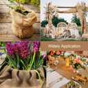 40" x30 Feet Garden Burlap Multipurpose Burlap Tree Wrap, Burlap Fabric Premium Weed Barrier,Erosion Control, Natural Burlap Rolls, Jute Fabric, Landscape Burlap for Outdoor Plant Gardening