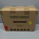 vancasso Starry Plates and Bowls Sets,12 Pieces Blue Dinnerware Sets for Kitchen,Modern Stoneware Dishes Set for 4,Dishwasher and Microwave Safe