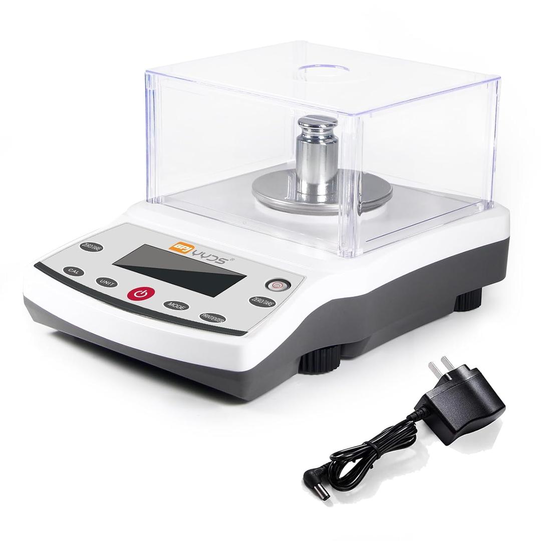 Lab Scale 500g x 0.001g Accuracy High Precision Electronic Analytical Balance Laboratory Precision Scale Digital .001 Gram Balance Scale Scientific Milligram Scale