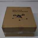 Under Desk Bike Pedal Exerciser Mini Bike for Leg/Arm Bike Foldable Peddler with LCD Display for Home/Office (GREY)