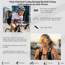 Ukoly Polarized Sports Sunglasses for Men Women,Sun Glasses for Running Cycling Baseball Fishing Golf UV400 Protection