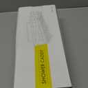 EUDELE 5-Pack Rustproof Stainless Steel Shower Caddy  No Drill Adhesive Bathroom Organizer with Large Capacity, Spacious Shower Shelves for Inside Shower, Kitchen & Home Decor Storage-XL Size (Light Grey)