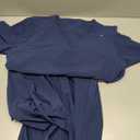 Natural Uniforms Mens Stretch Multi-Pocket Cargo Scrub Set (Small, True Navy Blue)