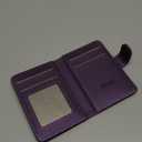 For Magsafe Wallet, Magnetic Phone Wallet with RFID Blocking 6-Card Holder for Men Women Minimalist Slim PU Leather Kickstand for iPhone 17 Air 16 15 14 13 12 Pro Max Plus, Elegant Purple