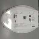 KOHLER 20110-0 Brevia, Slow Close Toilet Seat, Elongated Toilet Seat, Grip-Tight Bumpers Quick-Attach Hardware, White