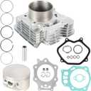 Top End Kit Cylinder Piston Gaskets Kit Replacement for Honda Foreman 450 TRX450 1998 1999 2000-2004 Replacement for 12100-HN0-A00 12251-HN0-A01
