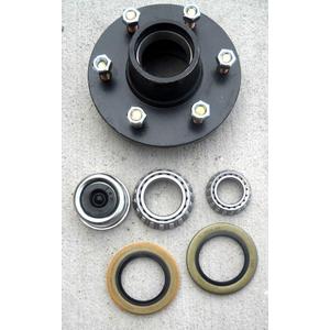1 - Trailer Hub Convert Mobile Home with Bearings 6000# 6 Lug 6x5.5 Idler Axle