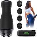 CAREKING Massage Deep Tissue for Women, Vibration Therapy for Muscle Recovery Pain Relief Cellulite Massager for Leg Thigh Abdomen Neck Shoulder Lymphatic Drainage Massager Body Sculpting Machine (Black)