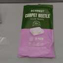 Carpet Beetle Traps – 12 Pack | Sticky Indoor Glue Boards for Carpet Beetles, Larvae & Other Crawling Insects | NonToxic Pest Control Trap & Monitor for Closets, Storage Areas, and More