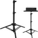 DOITOOL Projector Stand Tripod - 44.88 Inch Height Adjustable Laptop Tripod Projector Stand Laptop Holder with Tray for Office Home Stage Movie Equiqment (Tray Size: 7.09 x 9.84Inch) (114.00X37.00X37.00CM, Black)