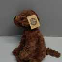 The Petting Zoo Scruffy Dog Stuffed Animal, Gifts for Kids, Chocolate Brown Dog Plush Toy 10 Inches