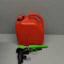 Scepter FR1G152 Fuel Container with Spill Proof Smart Control Spout with Bonus Spout Extender, Red Gas Can, 1 Gallon