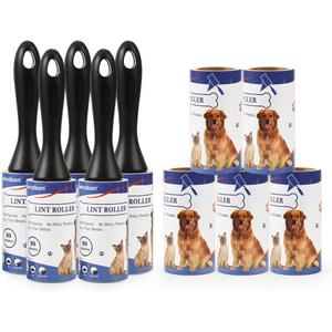 Windson 900 Sheets/10 Refills Lint Rollers for Pet Hair Extra Sticky - Cat Dog Hair Lint Remover, Sticky Tape Roller for Clothes, Furniture, Carpet, Couch