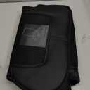 47.2 Long Seat Cushion with Heat for Back and Thighs, Heated Seat Covers in 2 Intensities, Black Mesh Seat Warmer in PU Leather Case, Gift for Father Day and Mother Day