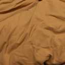 CozyLux King Size Comforter Set Pumpkin Seersucker 7 Pieces Bed in a Bag King Comforter Set with Sheets, Luxury Bedding Set with Down Alternative Comforter, Sheets, Pillowcases & Shams All Seasons